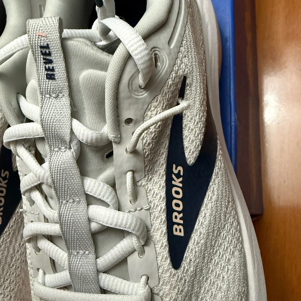 Brooks Revel 7 Navy/Apricot Women's Running Shoes - Picture 8 of 8